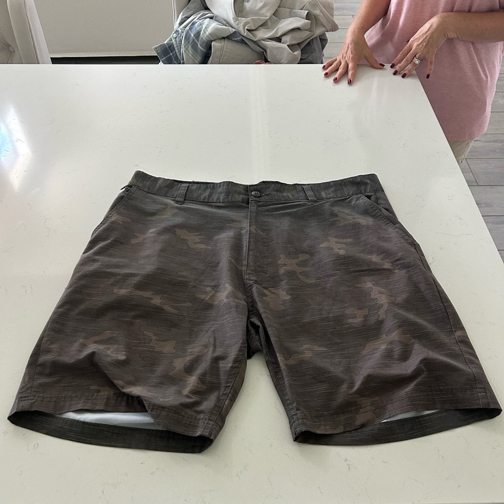 Ron Jon Brown Flat Front Shorts Casual Wear